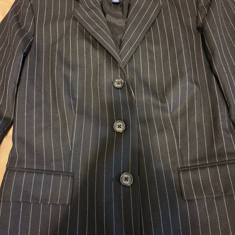 Ladies Ralph Lauren Chaps Lined Pants Suit  Size 6 Blazer Size 8 Pants